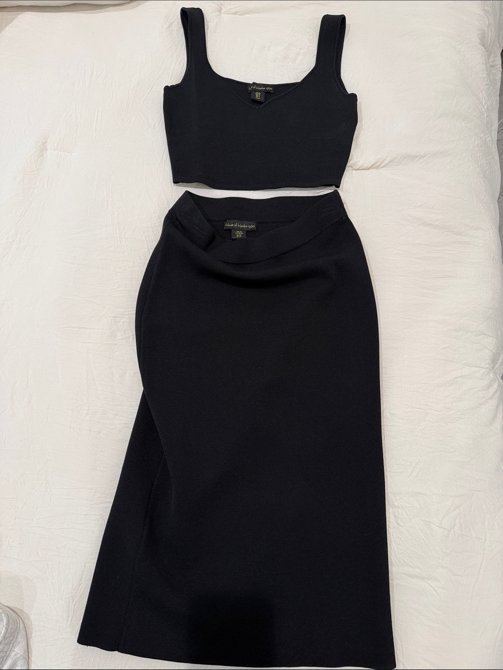 House of Harlow was  Two-Piece Set - Crop Tank & Midi Skirt XS